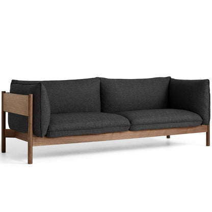 Hay Arbour Eco 3 Seater Sofa - Walnut Frame