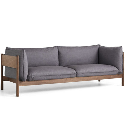 Hay Arbour Eco 3 Seater Sofa - Walnut Frame