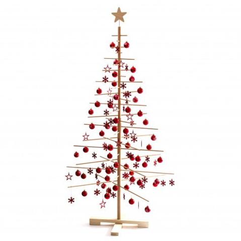 minima. Wooden Christmas Tree