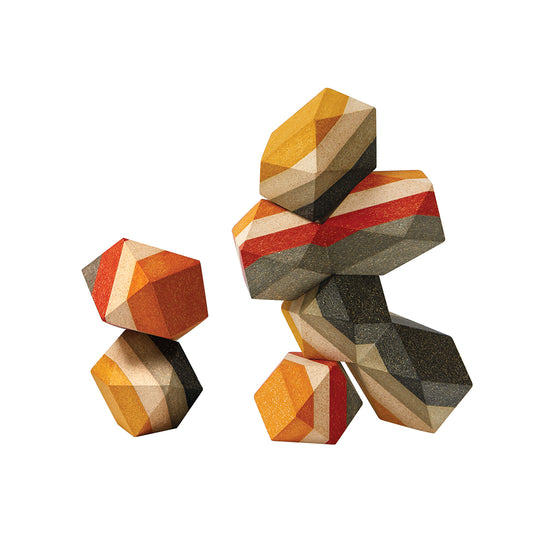 Plan Toys Geo Stacking rocks