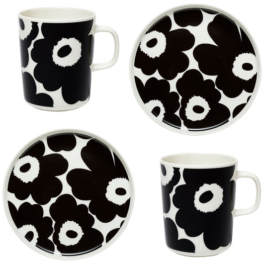 Marimekko Oiva / Unikko Breakfast Set