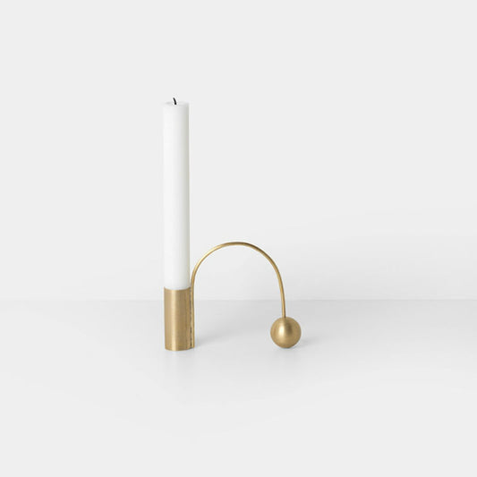 Ferm Living Balance Candle Holder - Brass