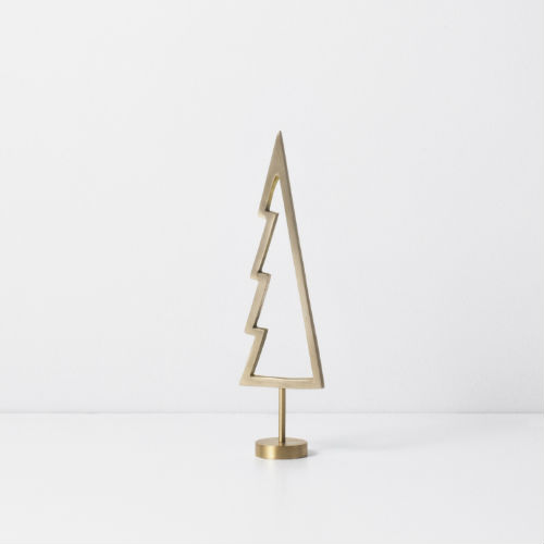 Ferm Living Gold Winterland Brass Tree Outline