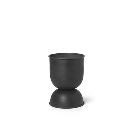 Ferm Living Hourglass Pot - Black Extra Small