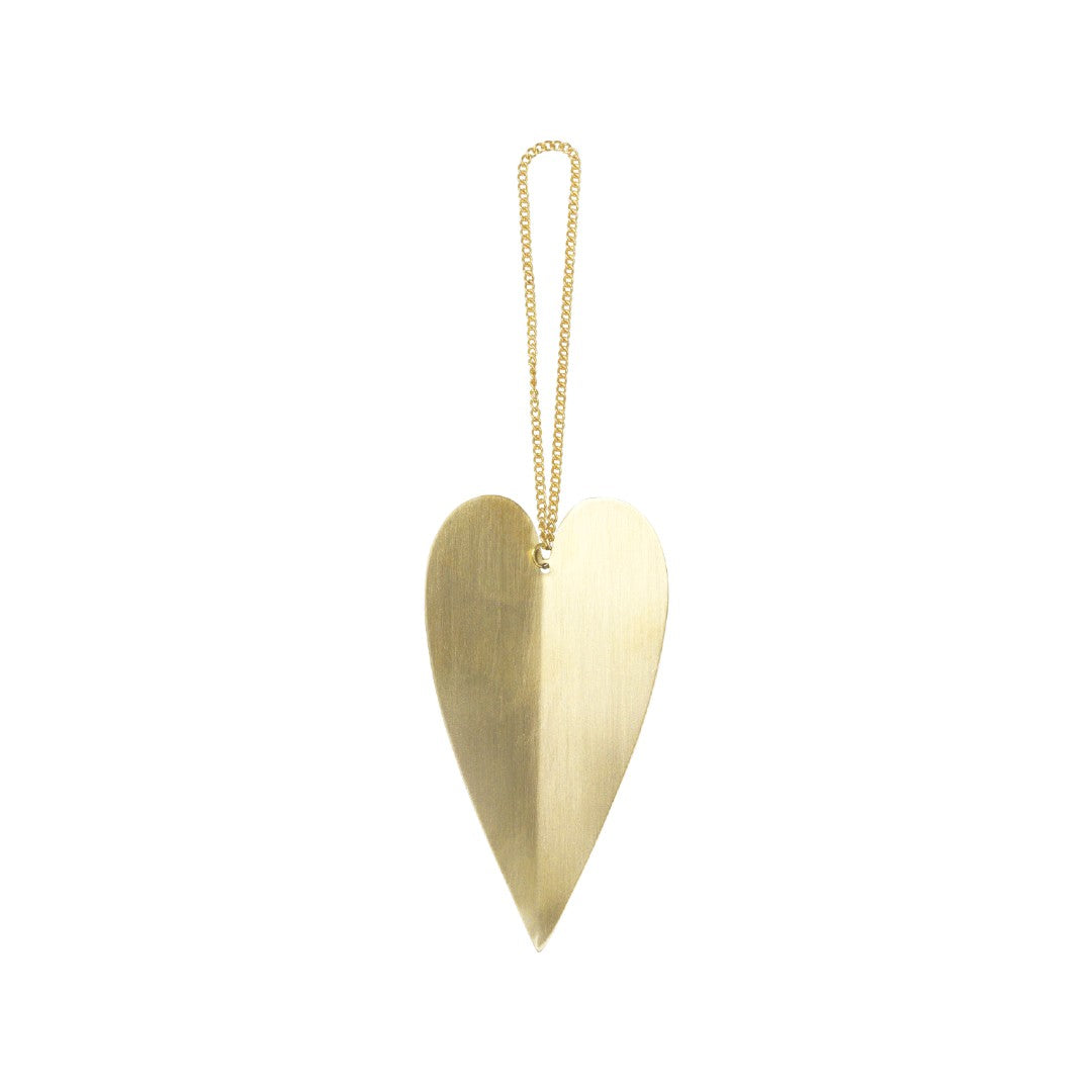 Ferm Living Heart Brass Ornament (set of 4)