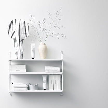 String Pocket Shelving - White/White