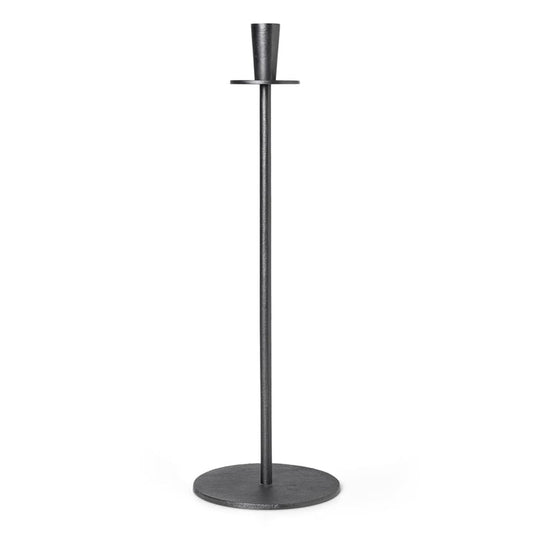 Ferm Living Hoy Casted Candle Holder Black