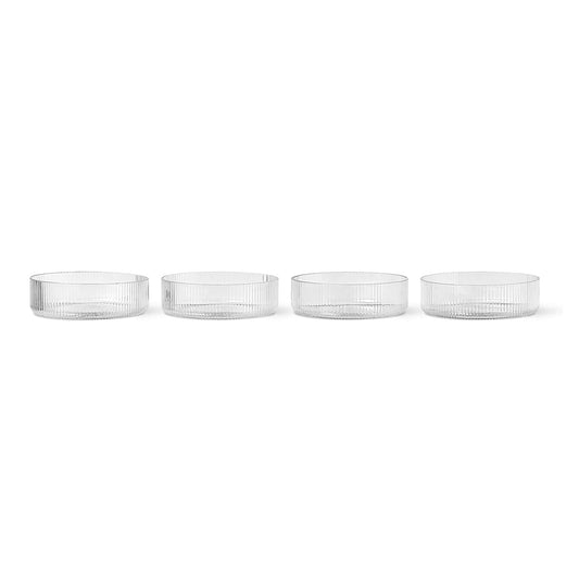Ferm Living Ripple Serving Bowls Set of 4