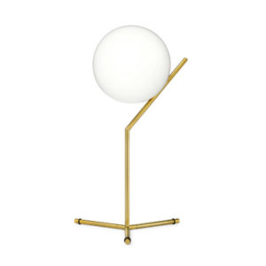 IC T1 High Table Lamp brass contemporary designer lighting