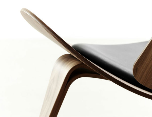 Carl Hansen CH07 Shell Chair Walnut Designer Furniture Contemporary Furniture