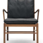 OW149 Colonial Chair Lacquered Walnut -0