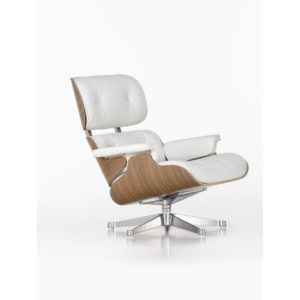 Eames Lounge Chair-White Pigmented Walnut vitra furniture contemporary designer