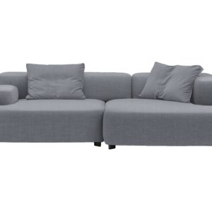 Fritz Hansen Alphabet sofa 2 seat grey
