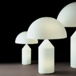 Oluce Atollo table lamp designer contemporary lighting