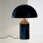 Oluce Atollo Table Lamp Black Designer Contemporary Lighting