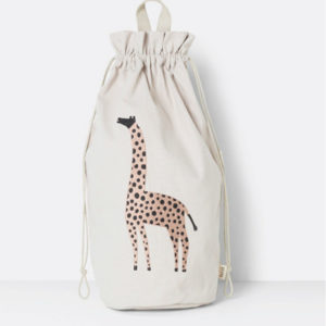 Ferm Living Safari Storage Bag Giraffe Contemporary Designer Homeware