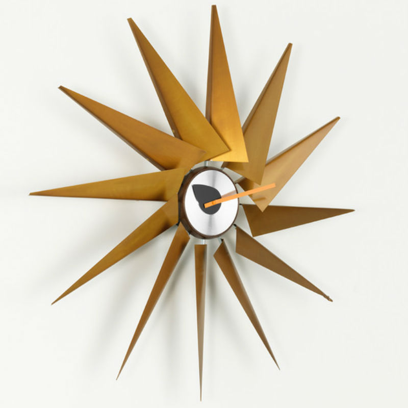 Vitra Turbine Clock Side View Contemporary Designer Homeware