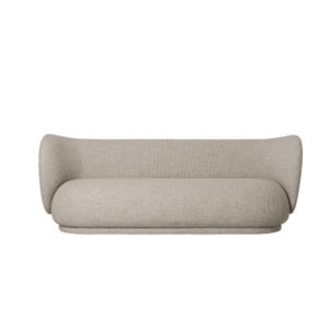Ferm Living Rico 3 seater Sofa Sand Contemporary Designer Furniture