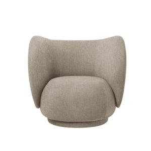 Ferm Living Rico Chair Boucle Sand Contemporary Designer Furniture