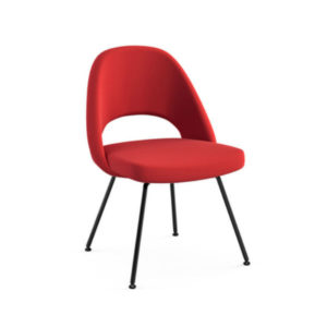 Knoll Conference chair chrome legs red Contemporary Designer Furniture