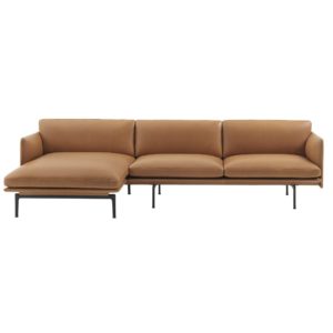 Muuto outline sofa chaise section furniture contemporary design