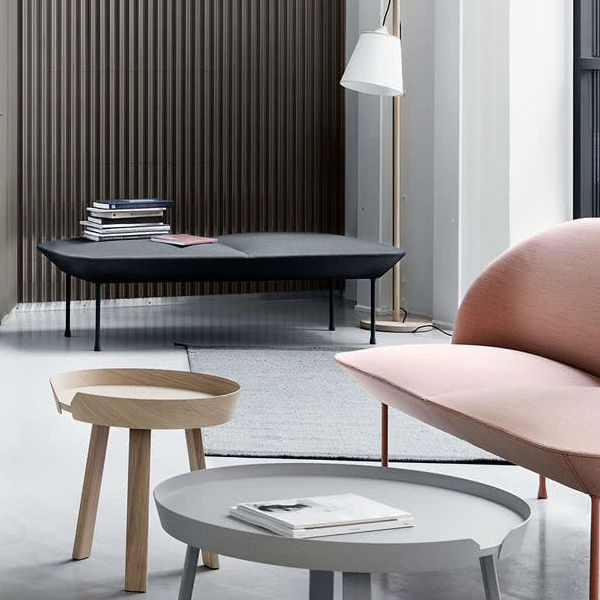 Muuto Around Coffee Table 45cm Oak Contemporary Designer Furniture