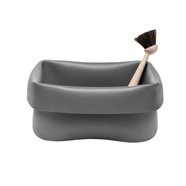 Normann Copenhagen Washing Up Bowl in Grey . contemporary designer homeware