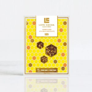 Honeycomb Chocolate bar Milk Love COCO contemporary designer gift