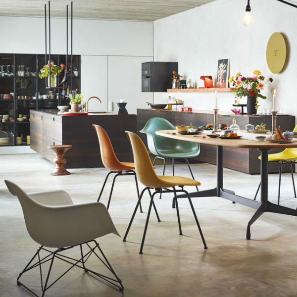 Vitra Eames Segmented Boat Table lifestyle contemporary designer furniture