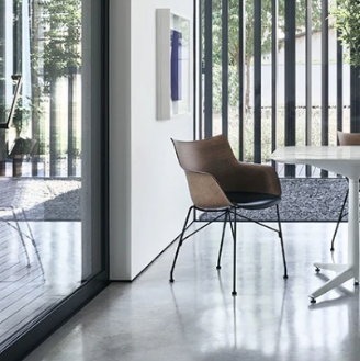 Q/Wood Chair Black lifestyle contemporary designer furniture