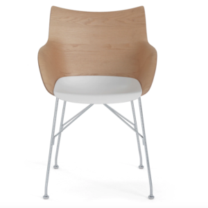Kartell Q/Wood Chair slatted ash contemporary designer furniture