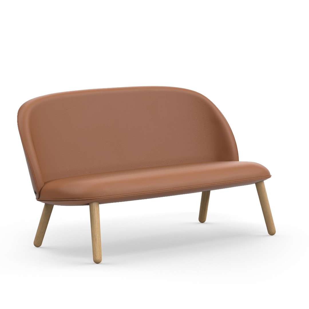 Ace leather brown sofa Normann Cpenhagen Furniture Contemporary designer