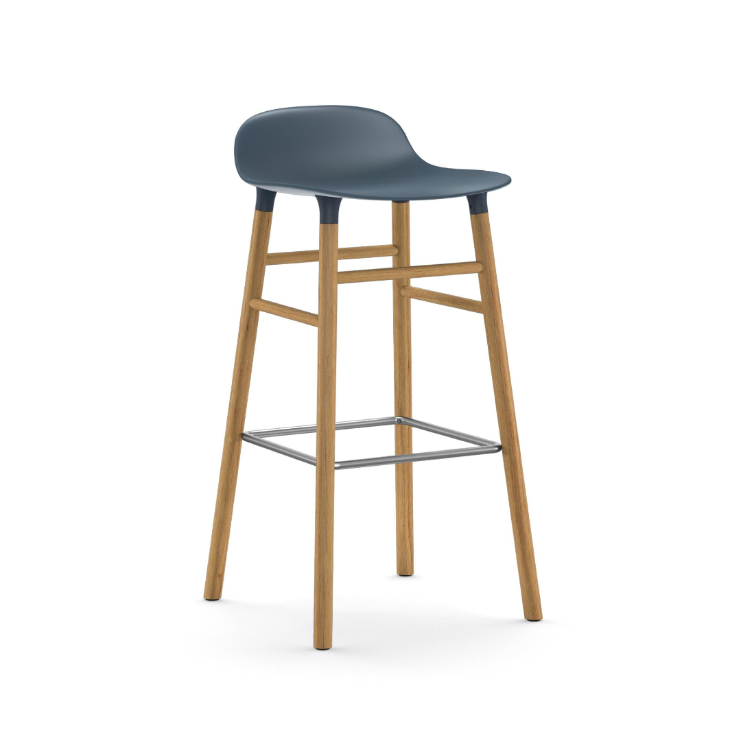 Blue Form bar stool Normal Copenhagen OAK furniture contemporary designer
