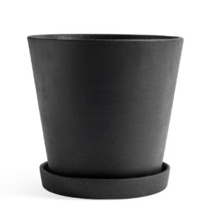 Flower pot XXL Hay Black homeware contemporary designer