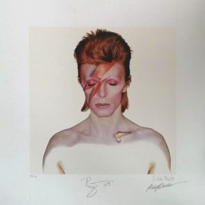 St pauls gallery aladdin sane print signed by bowie