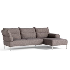 Hay Pandarine 3 Seater Sofa Chaise with Mixed Armrests