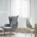 Fritz Hansnen Ro Lounge Chair Grey