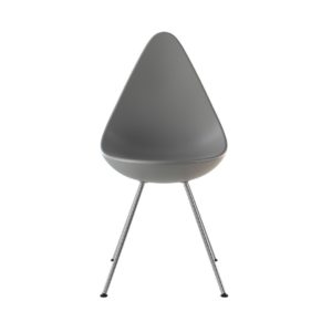 Fritz Hansen Drop Chair Stone Grey Contemporary Designer Furniture