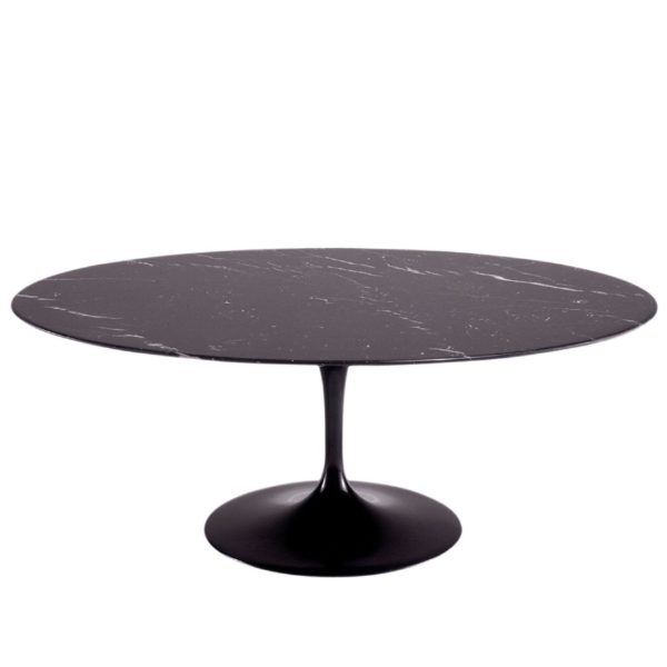 Eero Saarinen Tulip oval dining table Knoll contemporary designer furniture