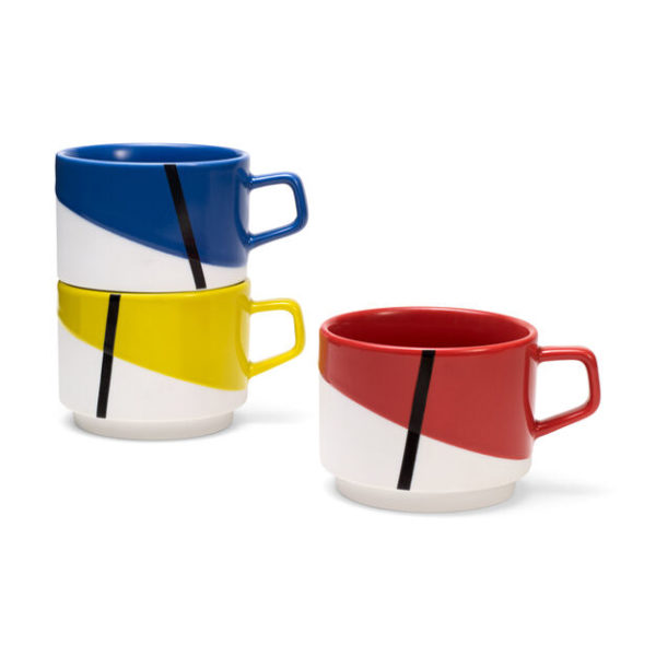 MoMA De Stijl stacking cups of 3