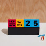 MoMA cubes perpetual calendar