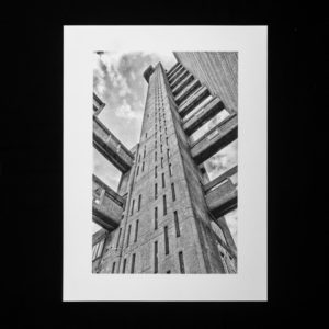 Spaceplay Trellick Tower- Staircore Look Up Print